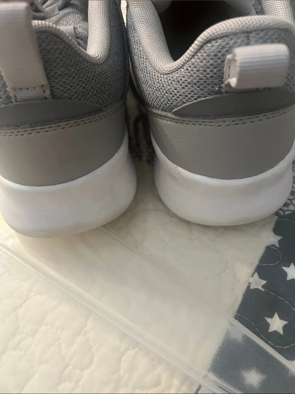 adidas Women’s Gray Mesh Athletic Sneakers